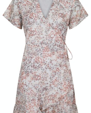 Neo Noir Kjole Malta Faded Leo Off White