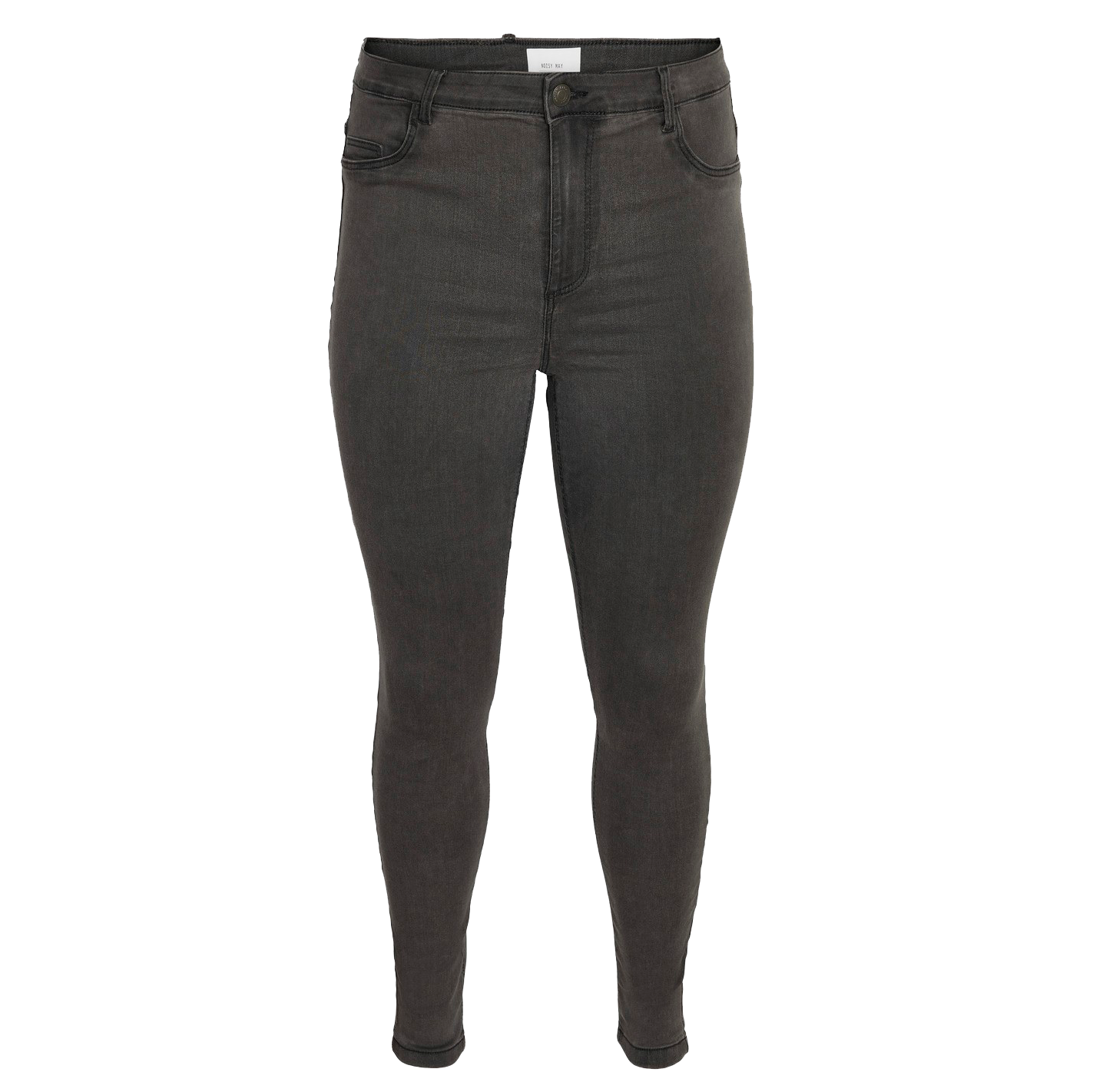 Noisy May Curve Dame Jeans Plus Size Dark Grey Denim 52 30