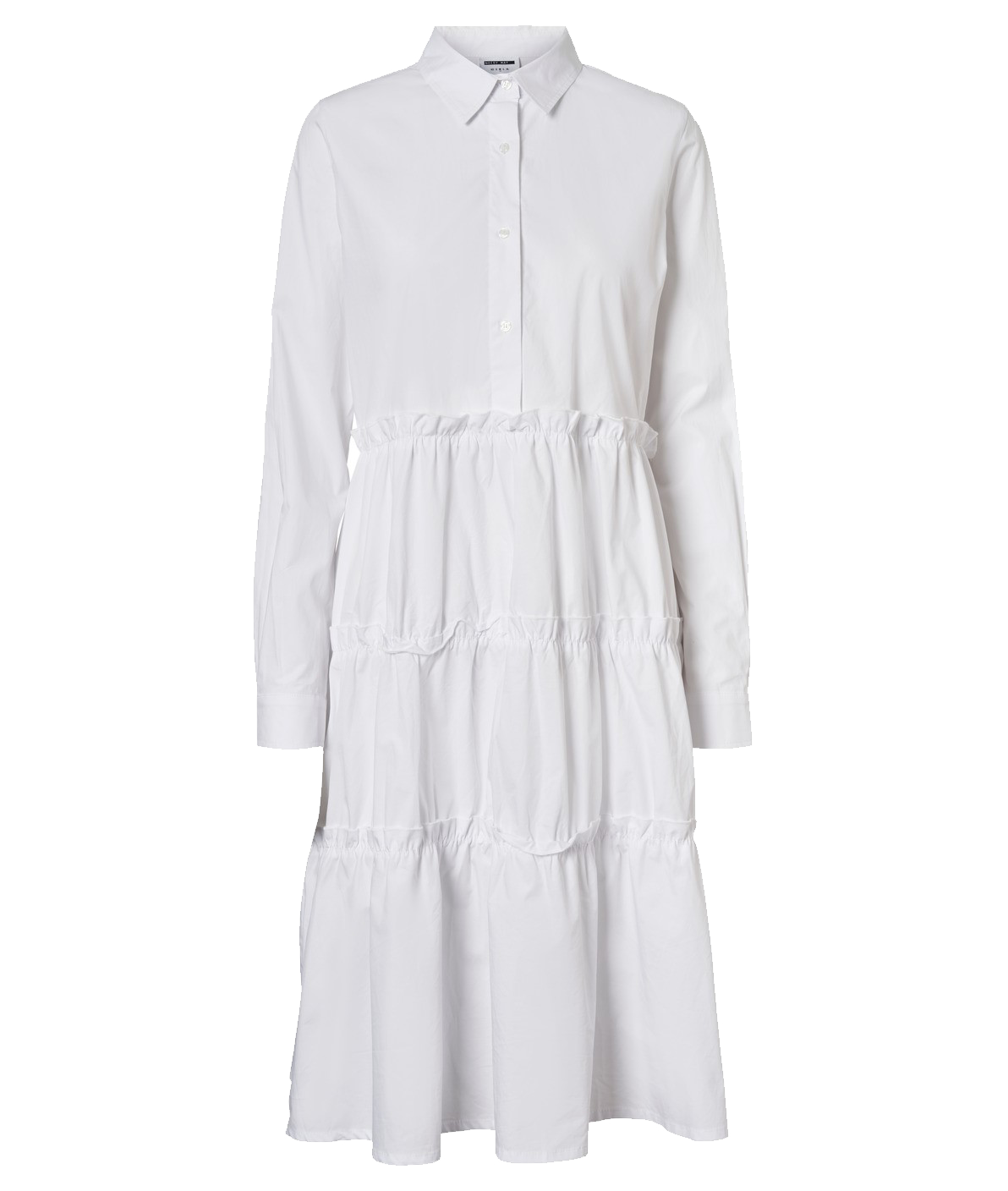 Noisy May Dame Kjole Bright White