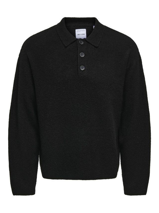 Onsrush Life Ds   Button Polo Knit