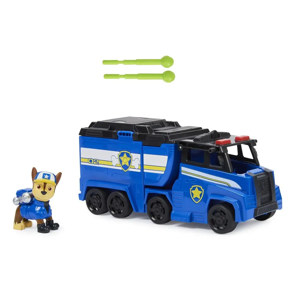 Paw Patrol Big Trucks Themed Vehicle Chase