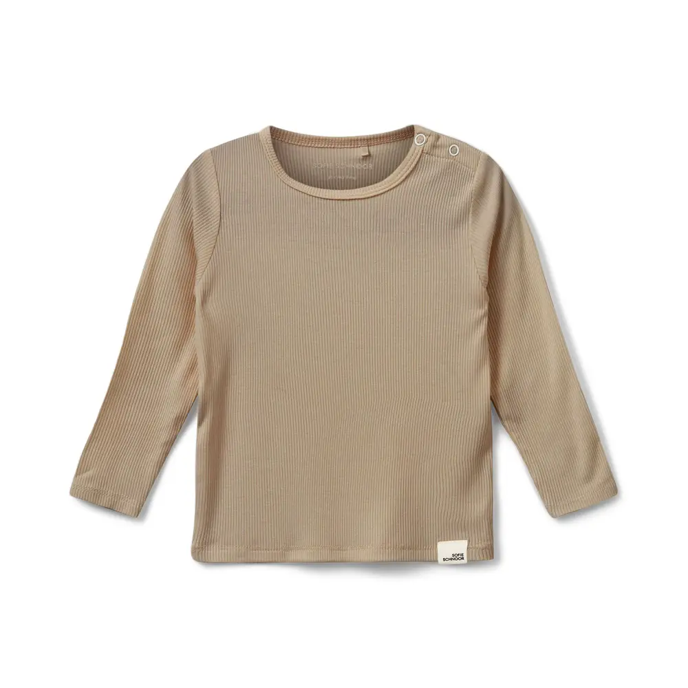 Petricia Langærmet  -shirt Dark Sand 74
