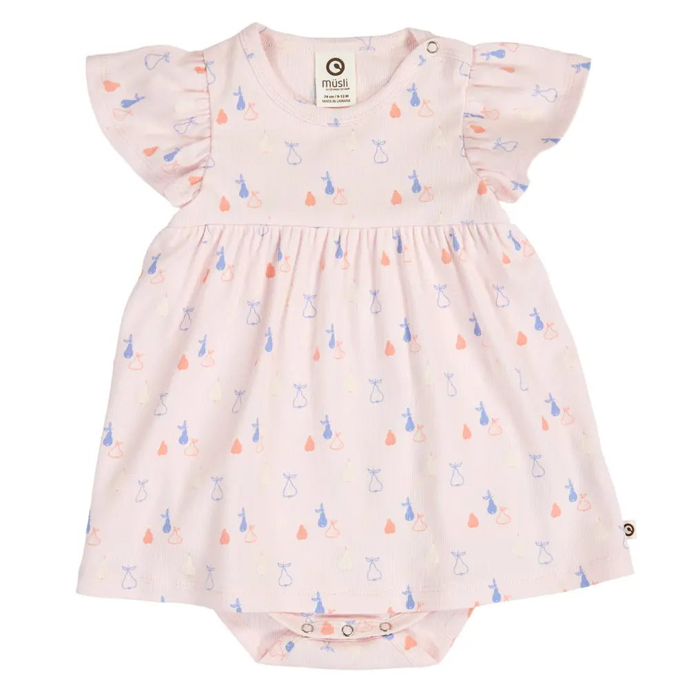 Picnic Rib Body Kjole Primrose  Shell Blue  Tofu 68