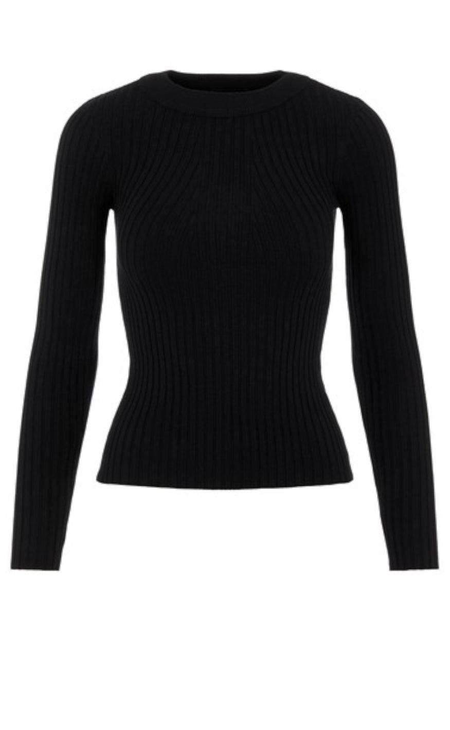 Pieces Bluse Crista Black