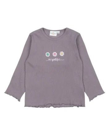 Princess Rib Bluse Gray Ridge 110