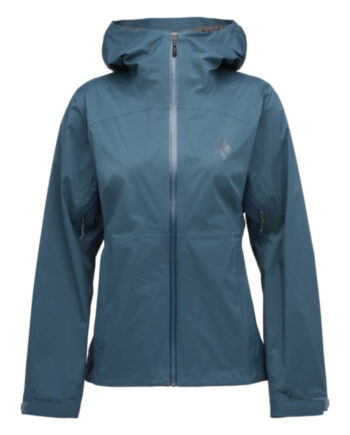 Regnjakke Til Dame Black Diamond Fineline Stretch Rain Shell Blå