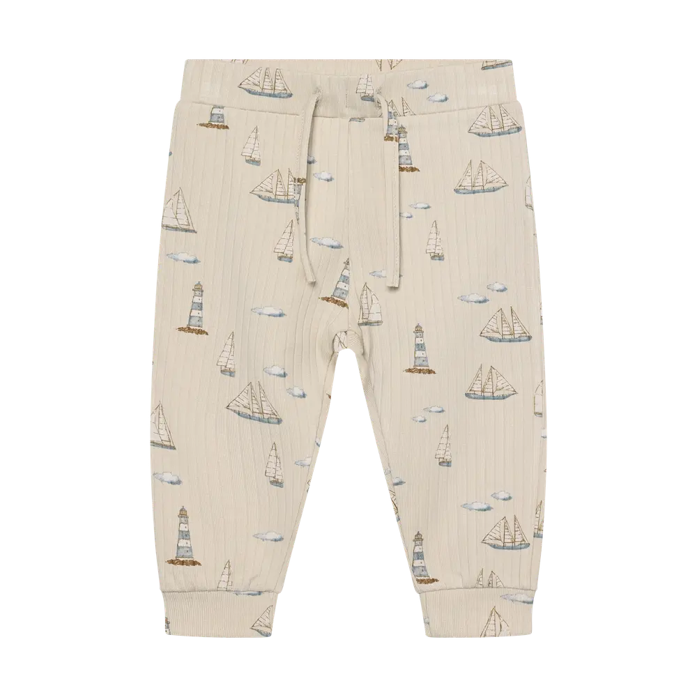 Rib Bukser    Print Fog 62