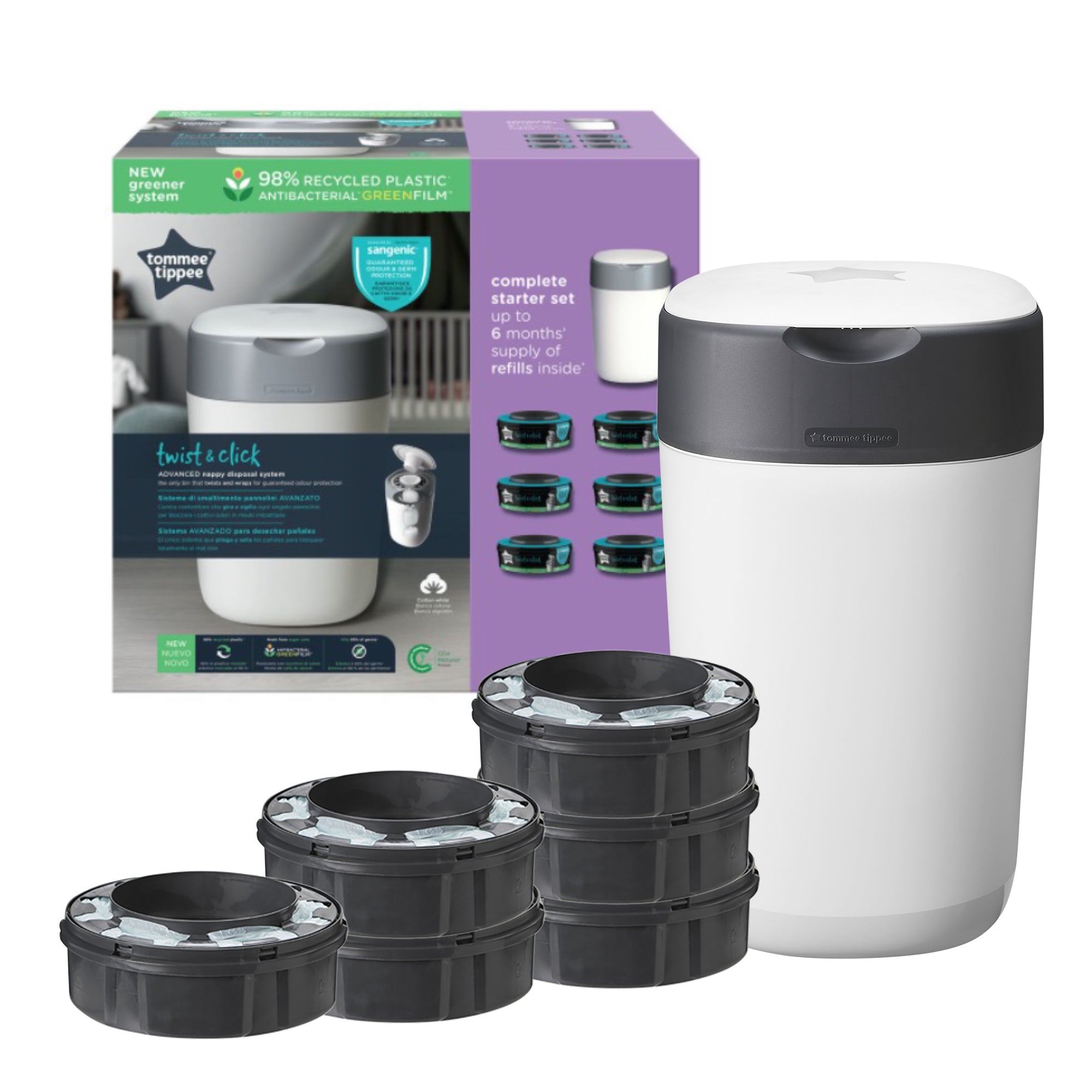 Sangenic Twist Click Inkl -pack Refill