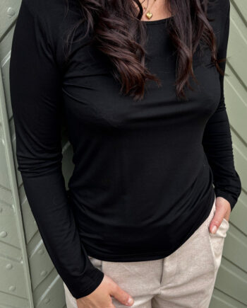 Say Ina Copenhagen Bluse Linea Black