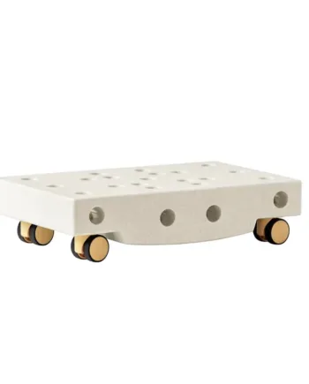Scooter Board Sand Grey   Honey Yellow
