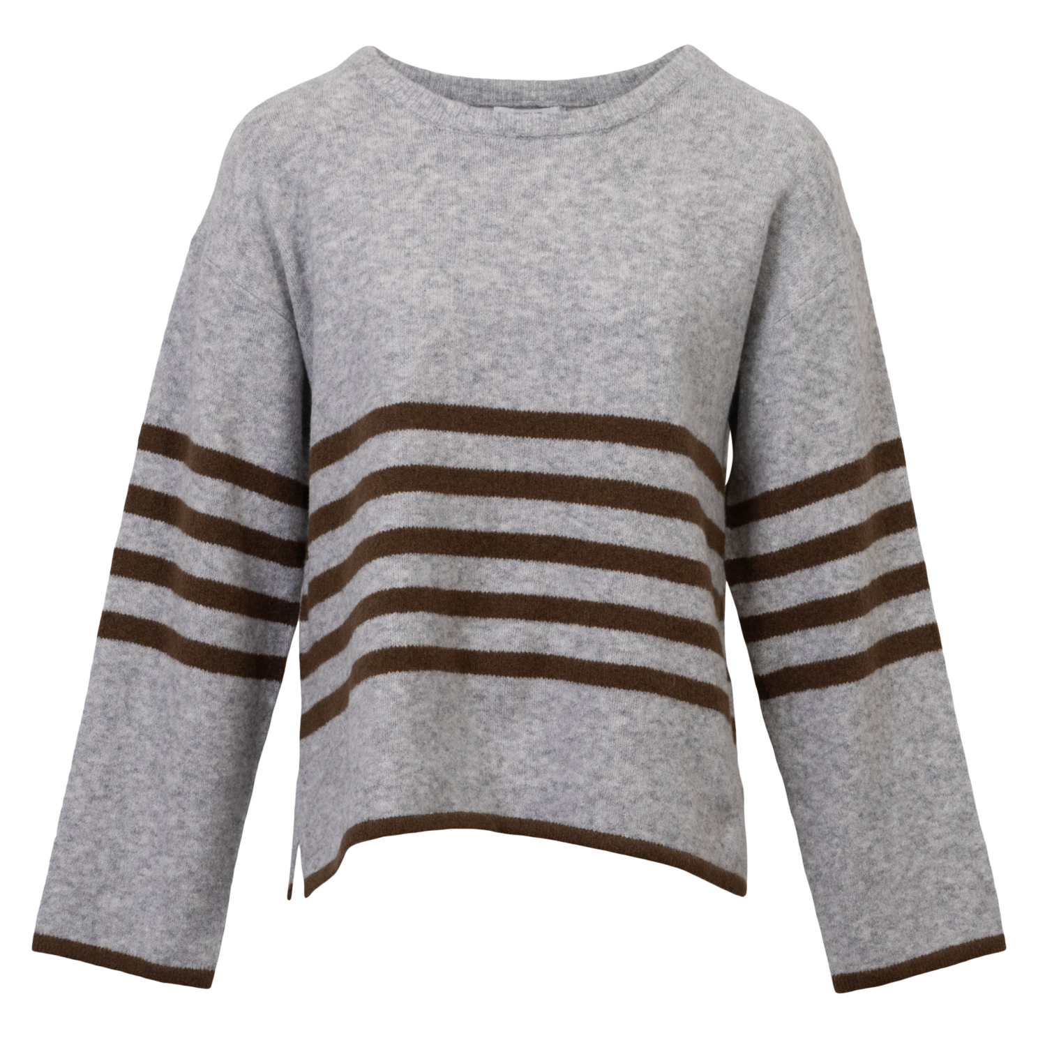 Sirup Dame Striktrøje Grey Melange