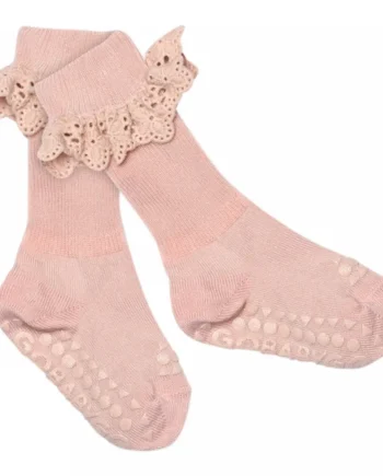 Skridsikre Bambusstrømper    Blonde Soft Pink 17 19