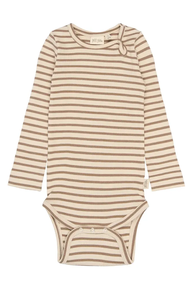 Sky Langærmet Body Ginger Snap Striped 92 Cm
