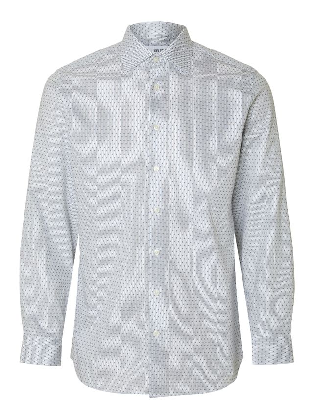 Slhslim-ethan Shirt Ls Aop Spread