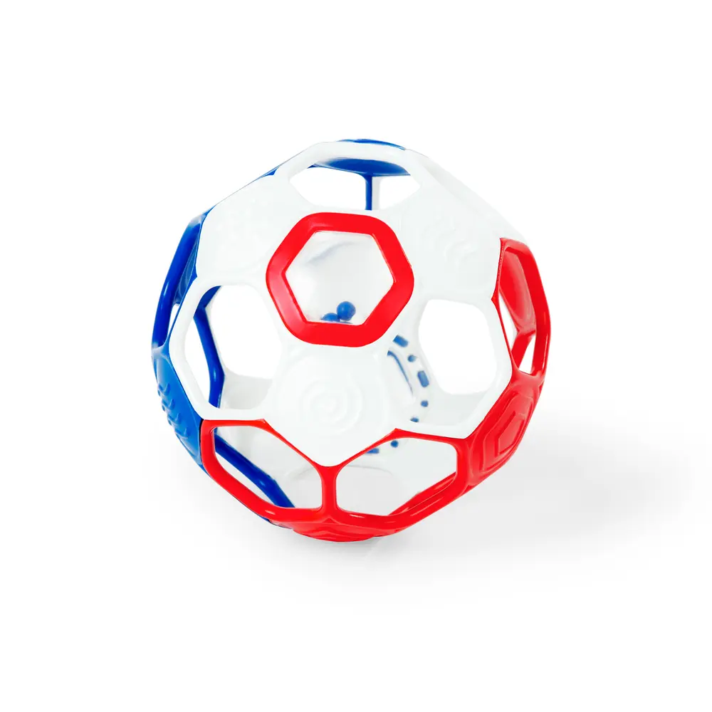 Soccer Oball Fodbold Rød Hvid Blå