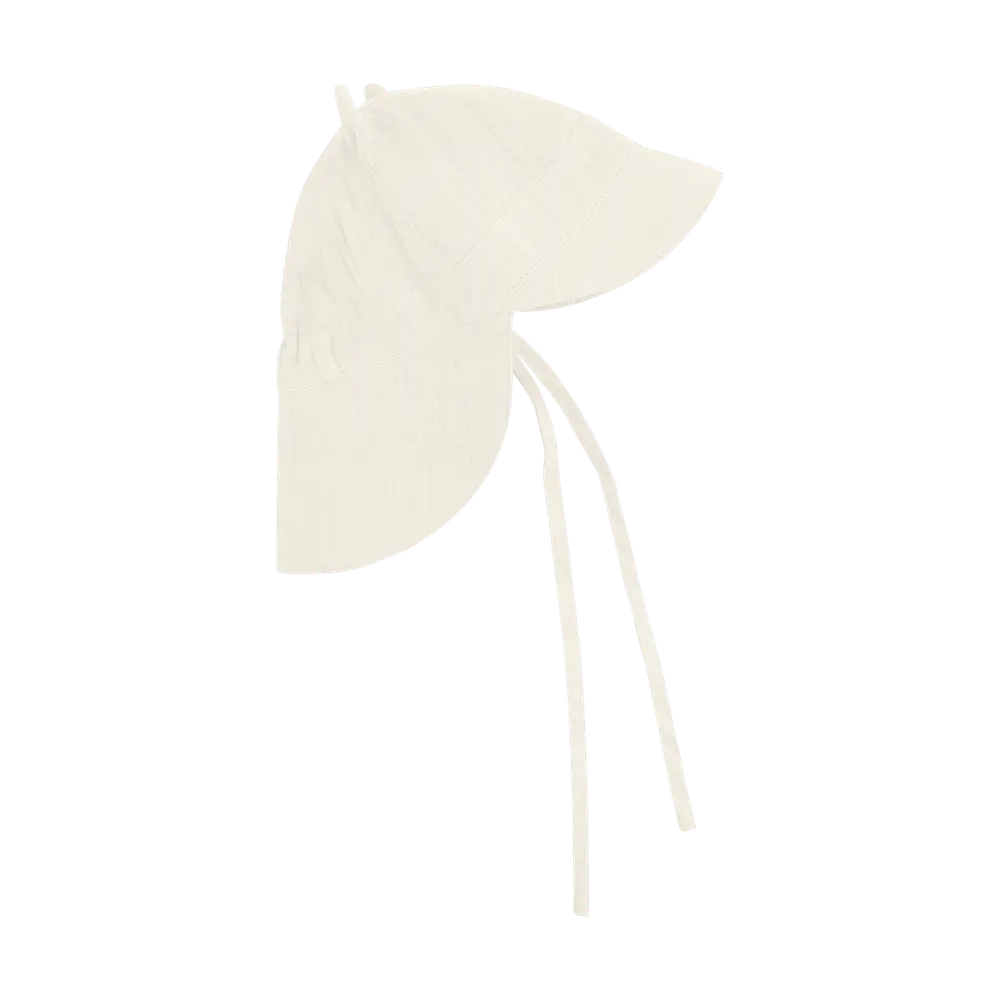 Sommerhat    ører Muslin Antique White  -12 Mdr