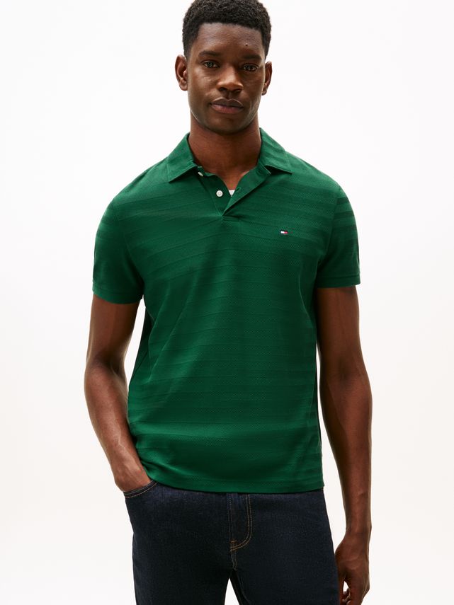 Ss Herringbone Reg Polo