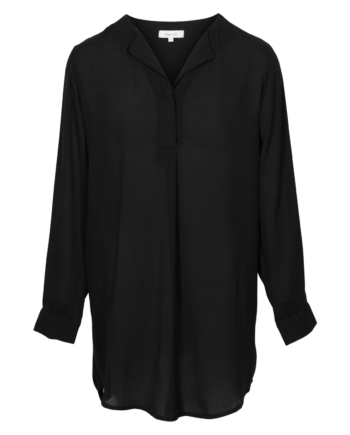 Steenholt Clara Dame Kjole Plus Size Jet Black 54