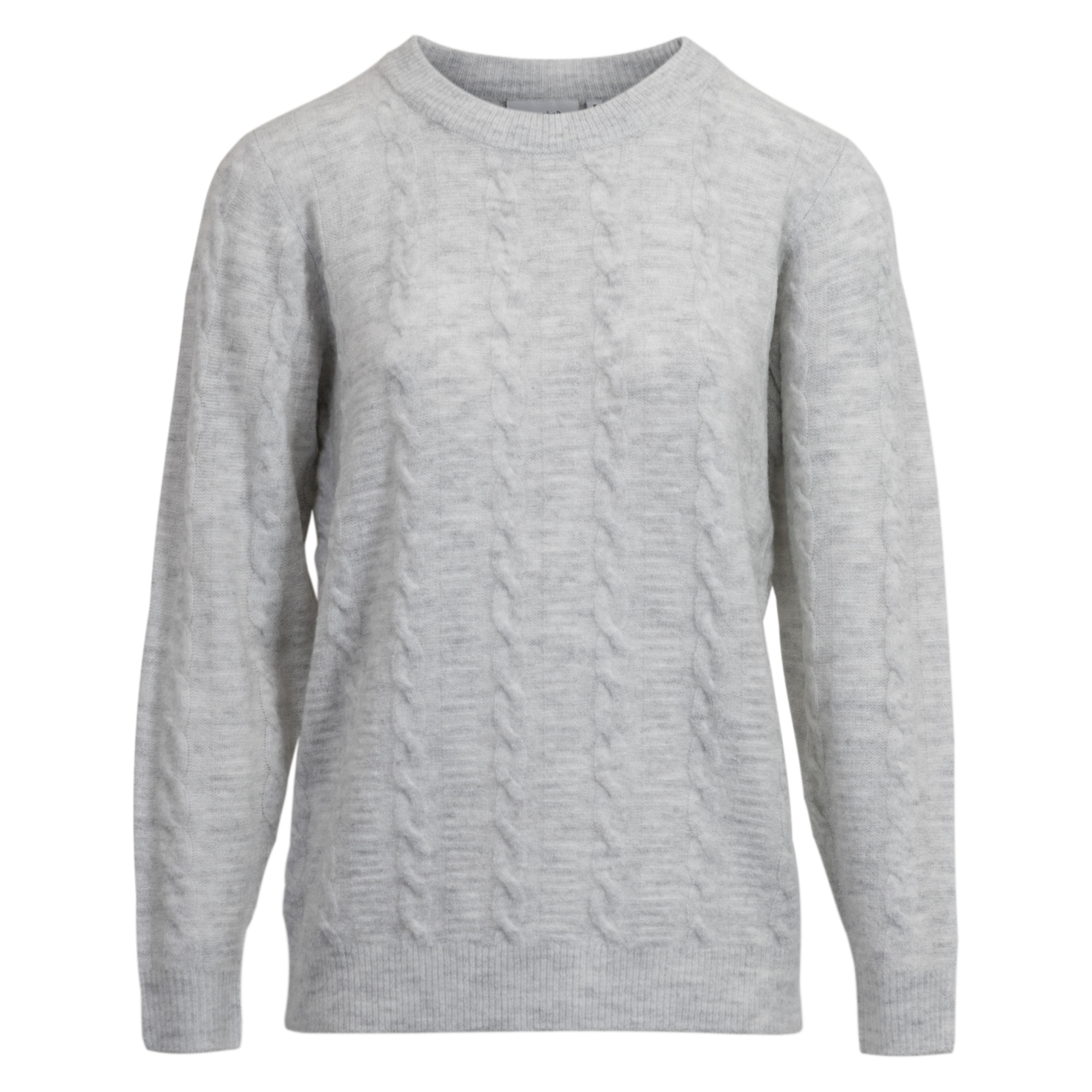 Steenholt Dame Striktrøje Grey Melange 52