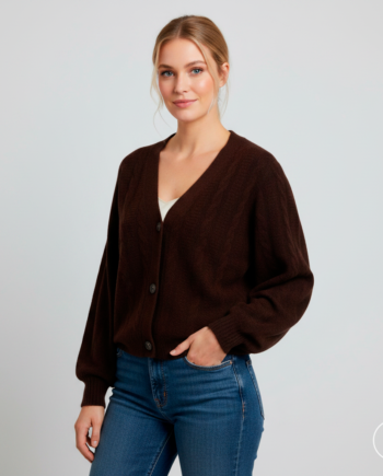 Steenholt Gora Dame Cardigan Rum Raisin