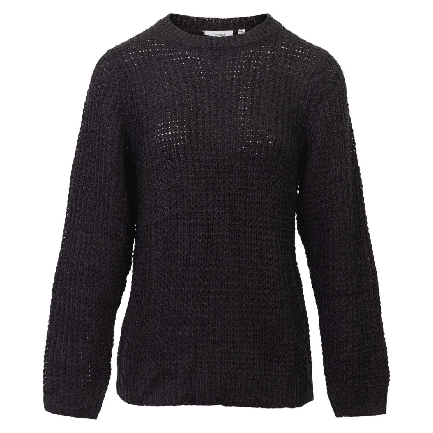 Steenholt Olivia Dame Striktrøje Black 48