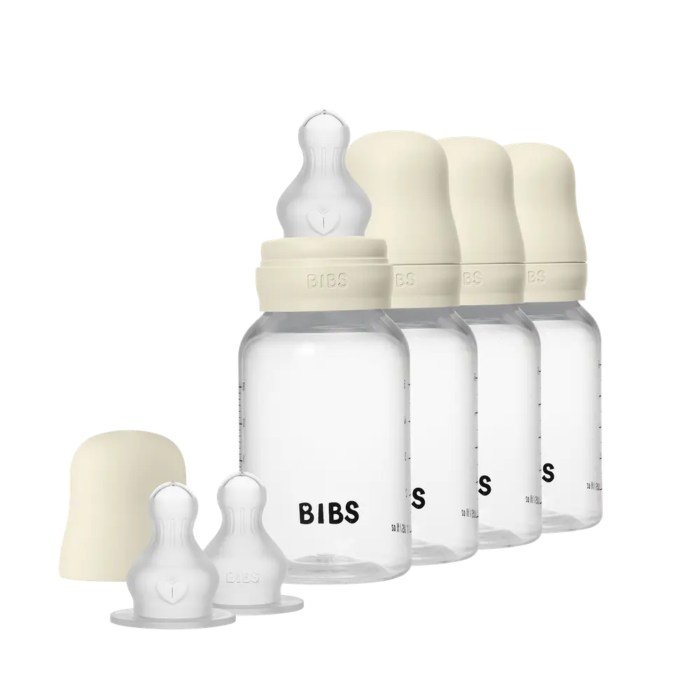 Sutteflaske Silicone 4pk 150 Ml Ivory