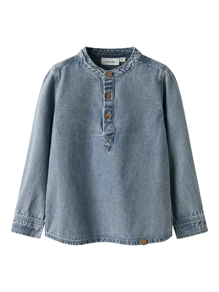 Taya Denim Skjorte Medium Blue Denim 92
