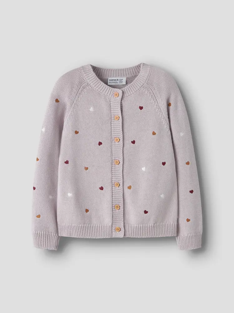 Teart Strik Cardigan Lilacmarbl 104