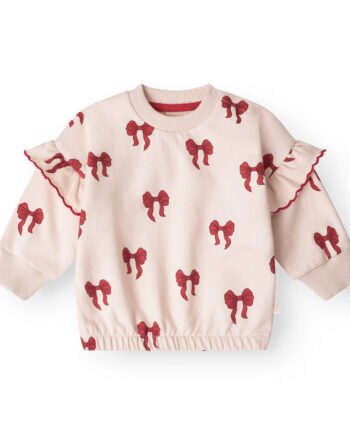 That Apos   Mine Amelia Sweatshirt Rouge Boucle 74cm 9m