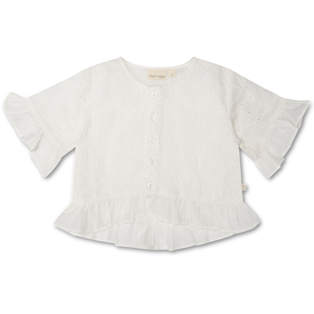 That Apos   Mine Ibbi Skjorte Brilliant White 92cm 2y