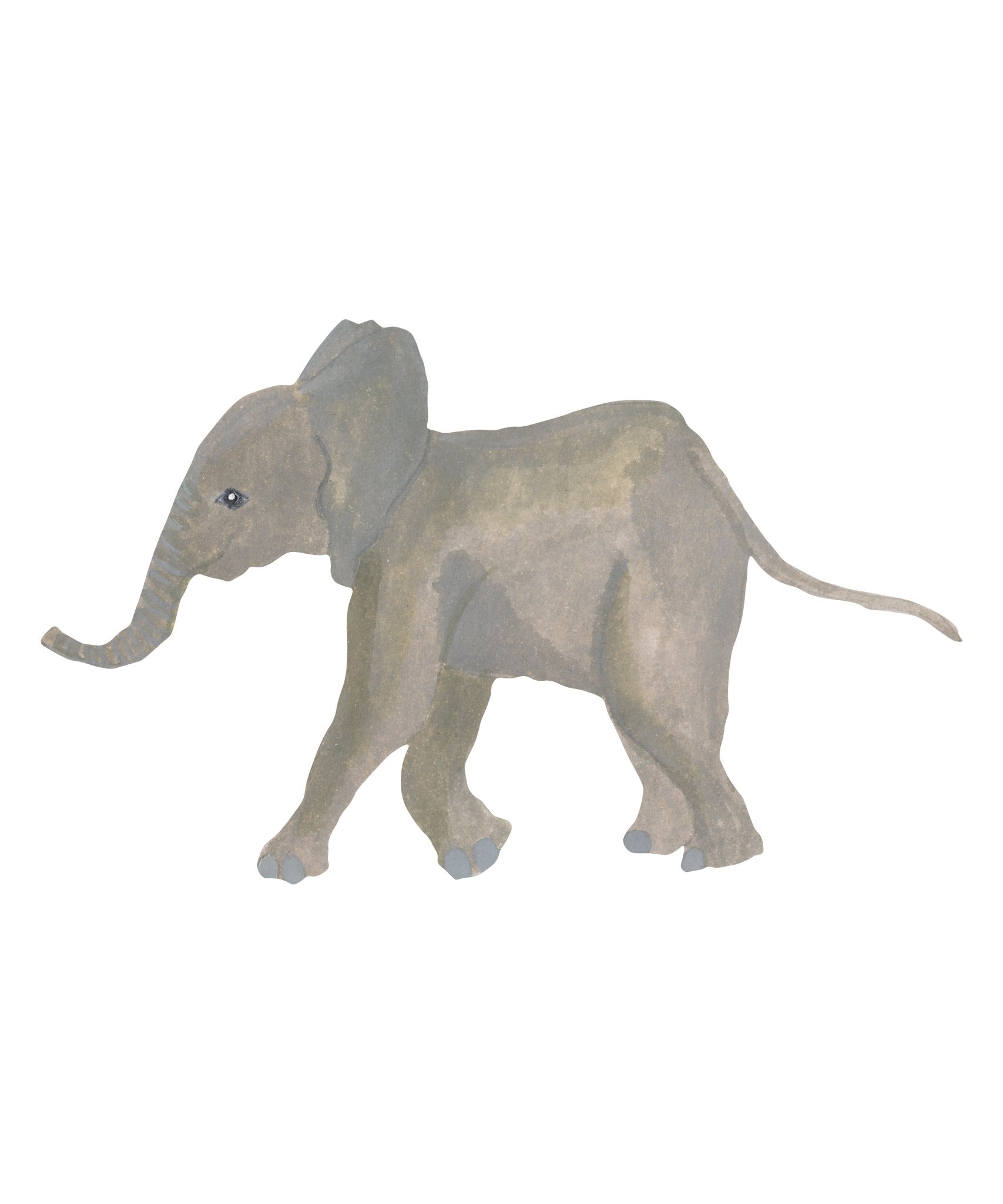 That Apos   Mine Wallsticker Elefant Baby Grey