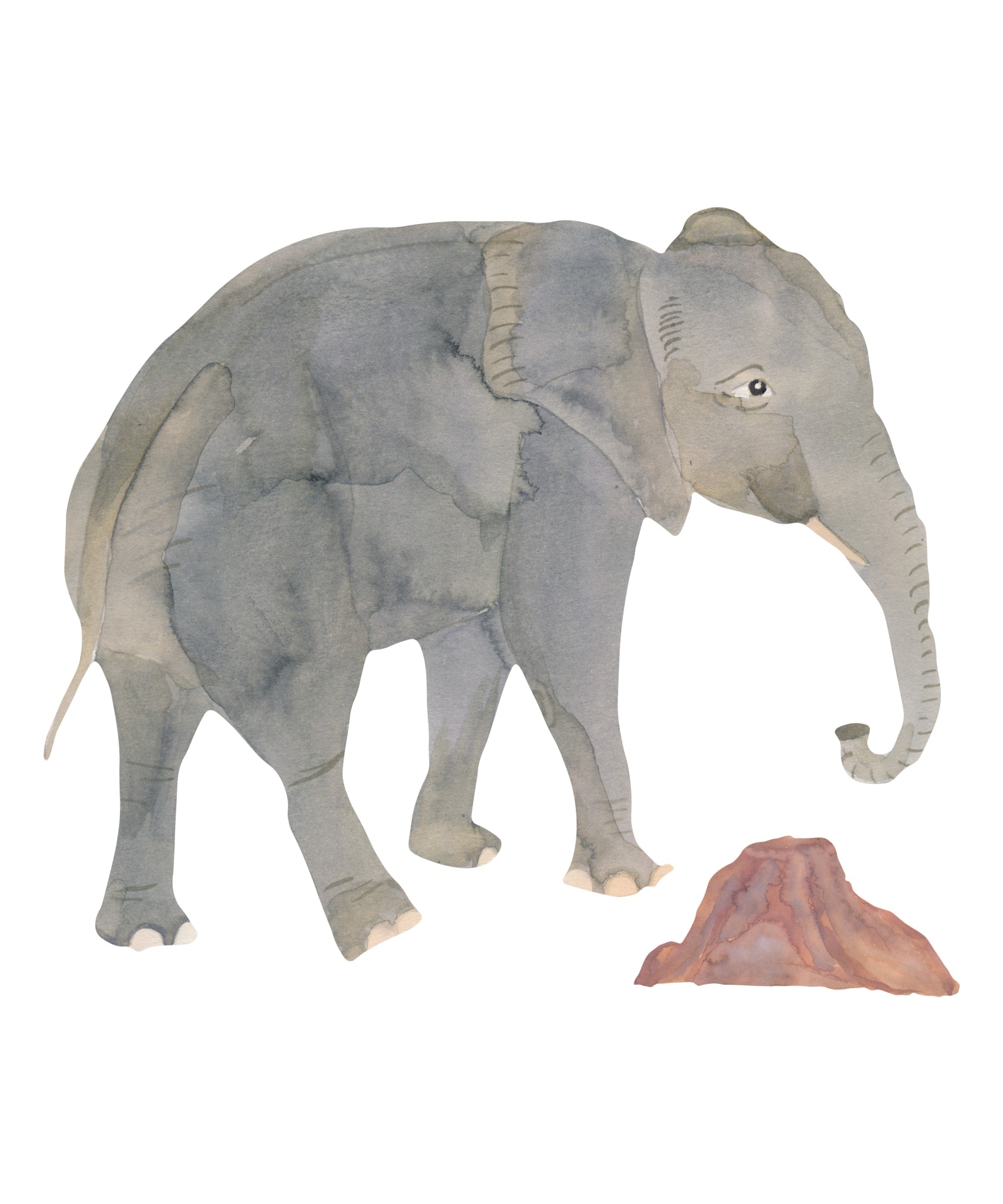 That Apos   Mine Wallsticker Elefant Grey
