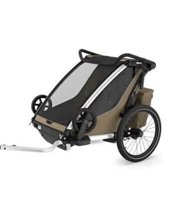 Thule Chariot Cross   Double Cykelvogn Faded Khaki