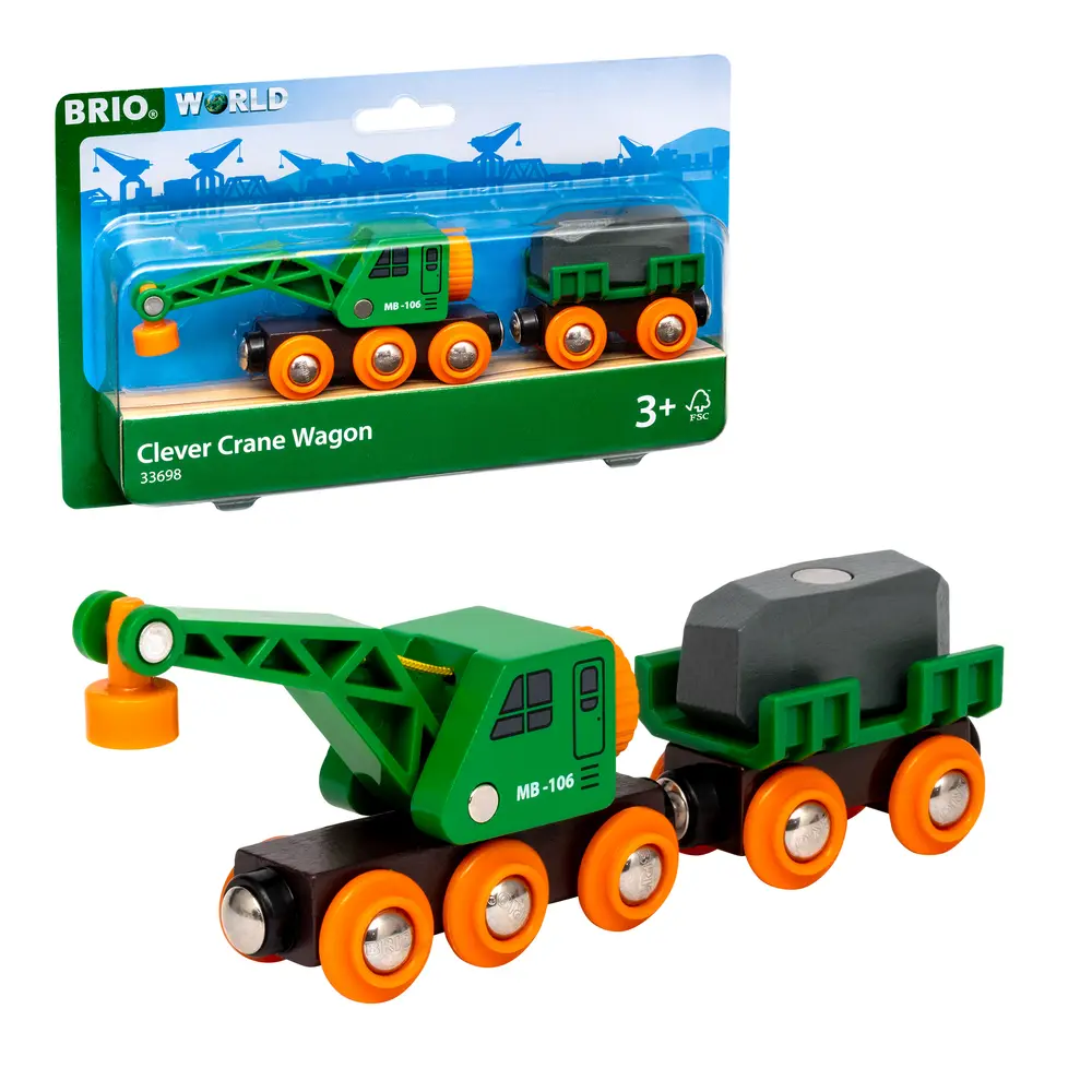 33698 Togvogn Med Kran