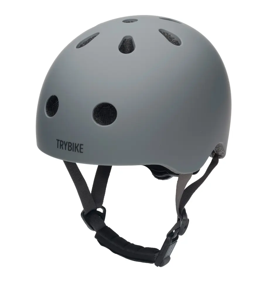 Trybike Cykelhjelm Med Retrolook Antracitgrå Xs