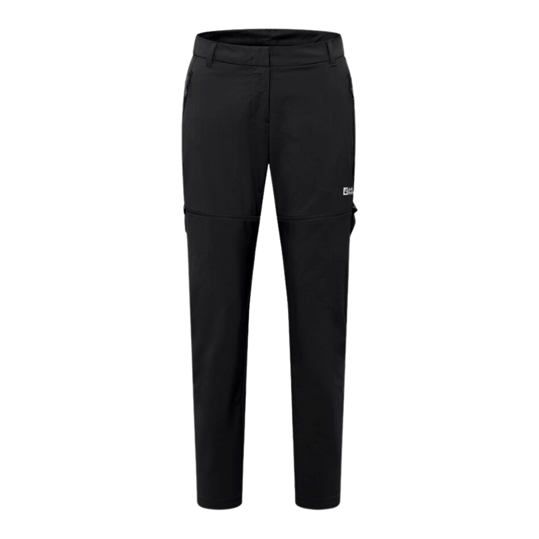 Vandrebukser Til Dame Jack Wolfskin Hikeout Zip-off Pants Sort      Tilbage