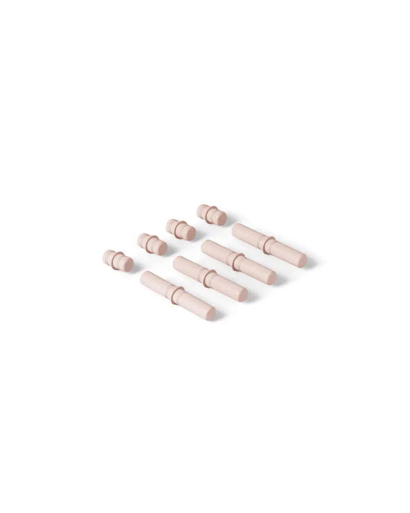Connector Pegs Soft Rose