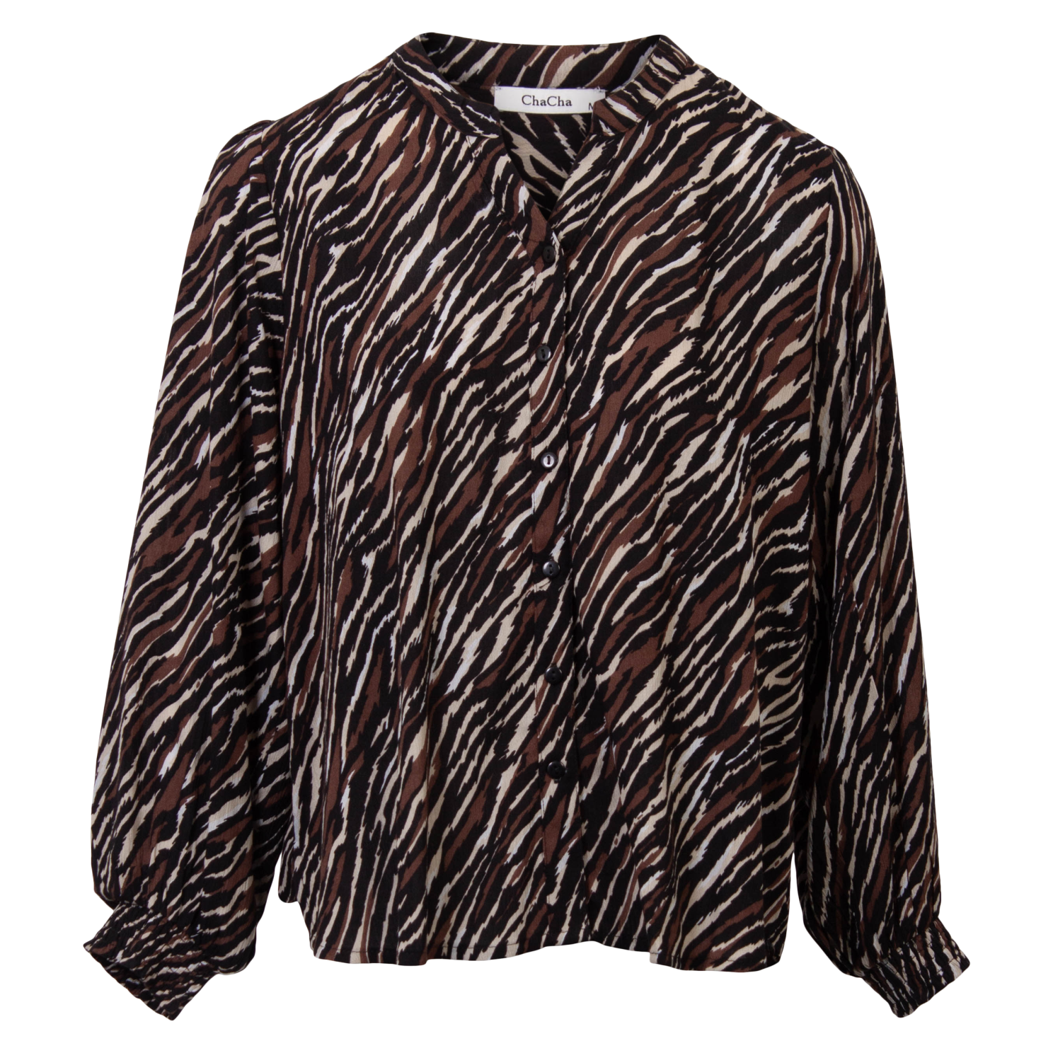 Zbyz Dame Bluse Plus Size Animal 46 48
