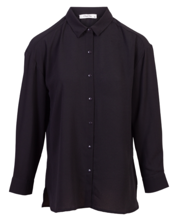 Zbyz Dame Skjorte Plus Size Black 42 44