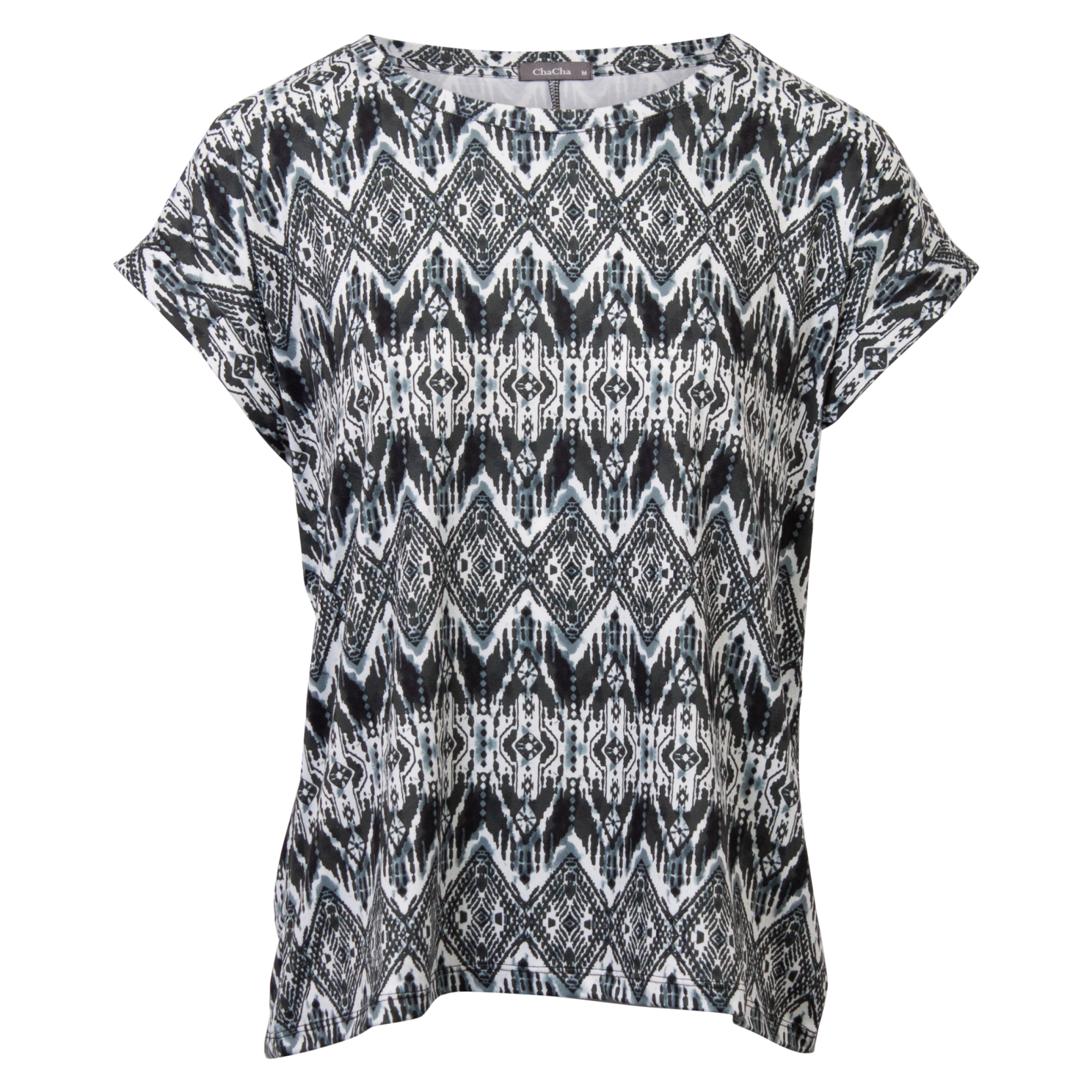 Zbyz Dame -shirt Plus Size Print 50 52