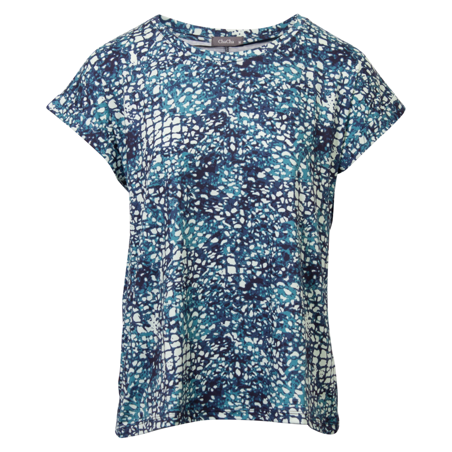 Zbyz Dame -shirt Plus Size Print 42 44