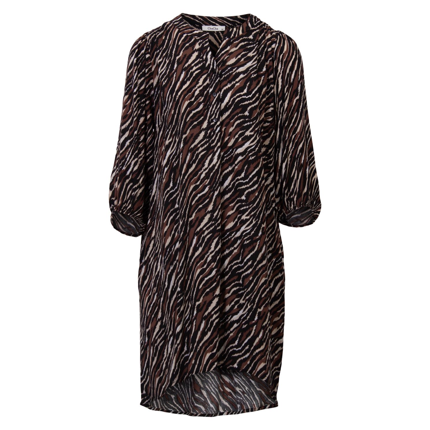 Zbyz Dame Tunika Plus Size Animal 54 56