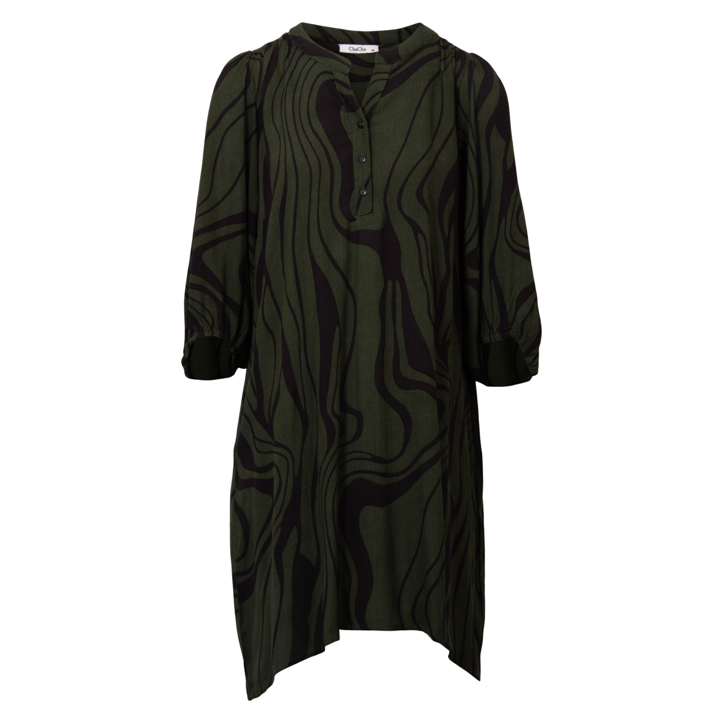 Zbyz Dame Tunika Plus Size Khaki Black 50 52