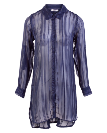 Zbyz Dame Tunika Plus Size  -32 Navy 50 52