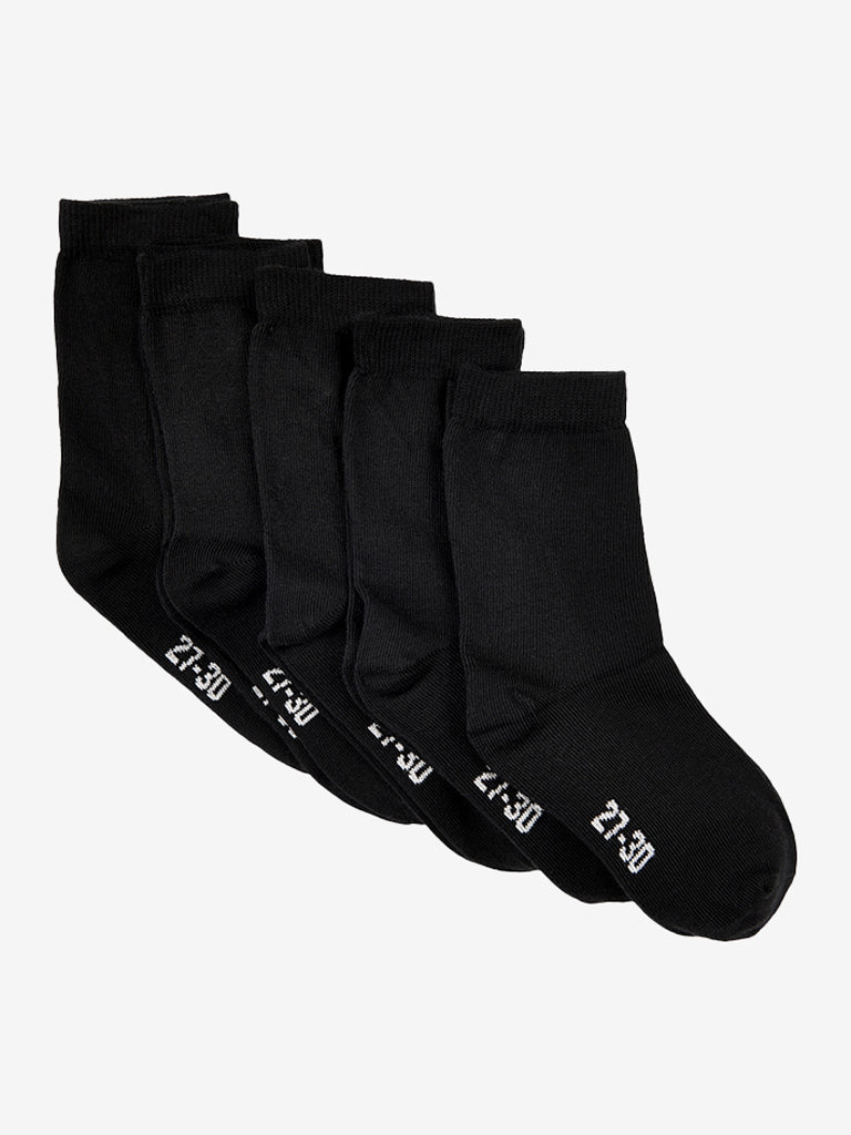 Ankel Sokker -solid   -pack  Black 31 34