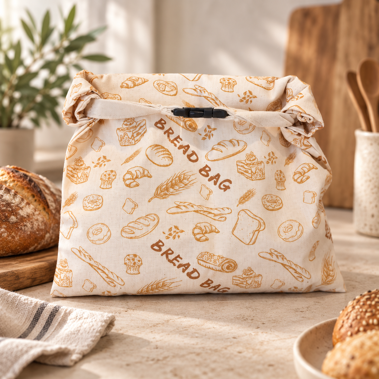 Bivoks Brødpose  Et Naturligt Alternativ Til Plastik Bread Bag