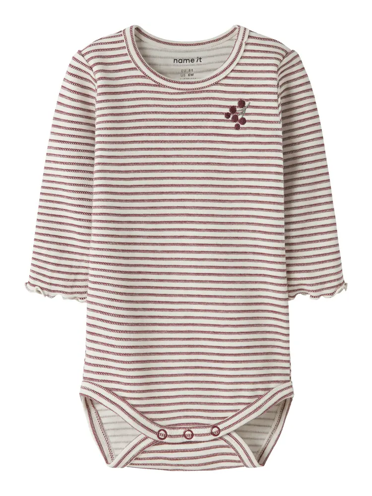Bripa Langærmet Body Oxblood Red 62