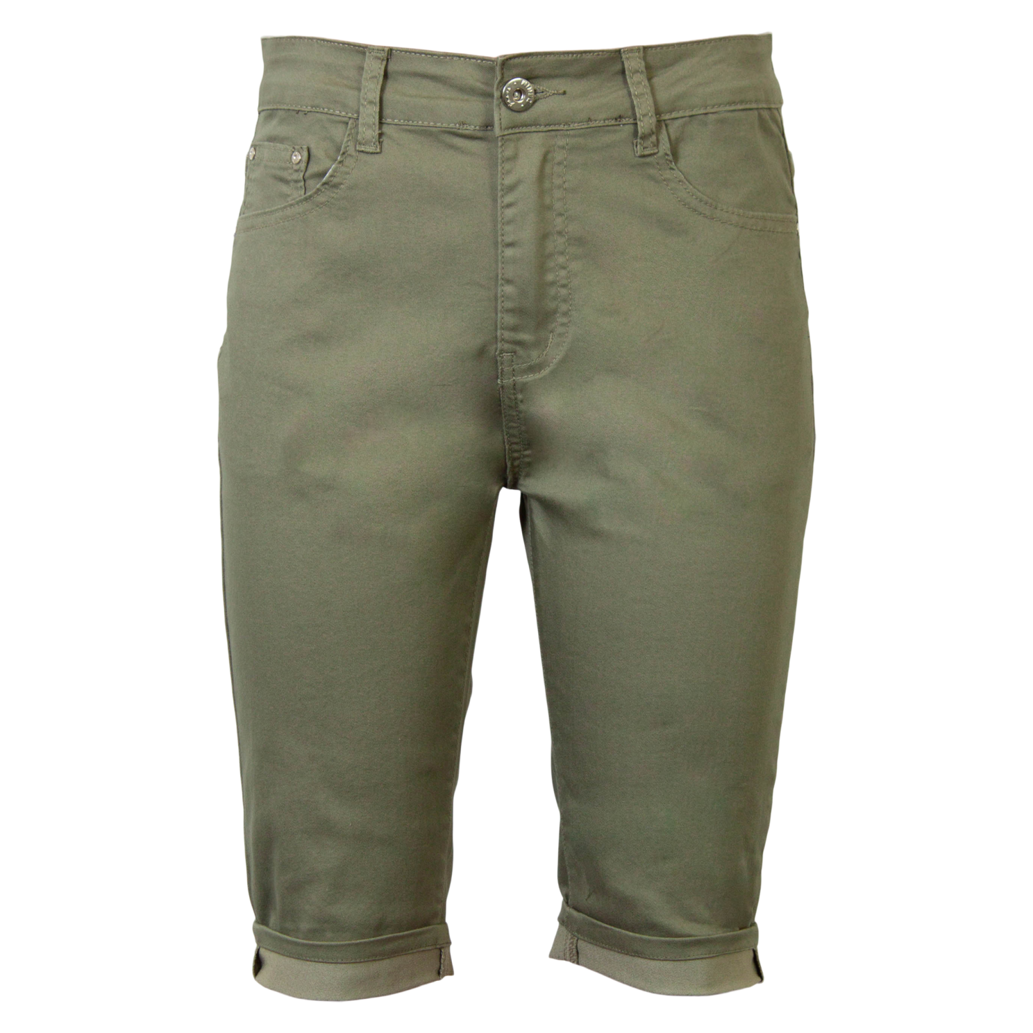 Bs Jeans Dame Shorts Khaki 36