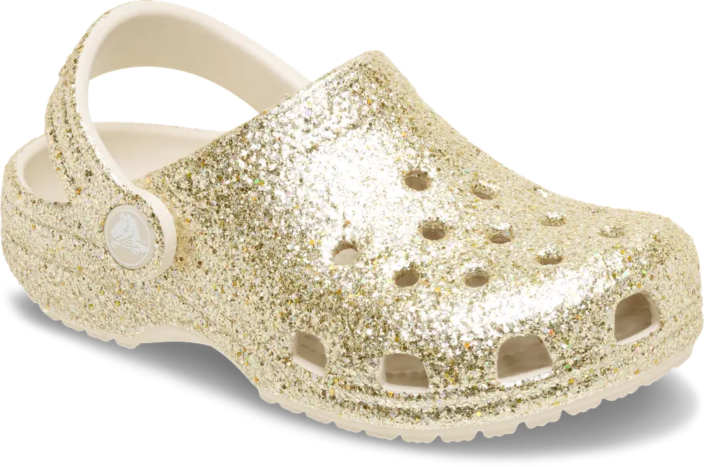 Classic Chunky Glitter Clog   Sandstone 28 29
