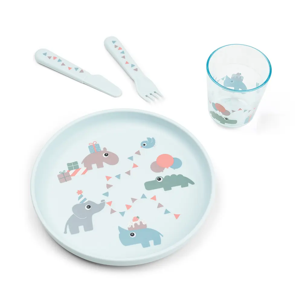 Done By Deer Foodie Spisesæt Celebration Blue